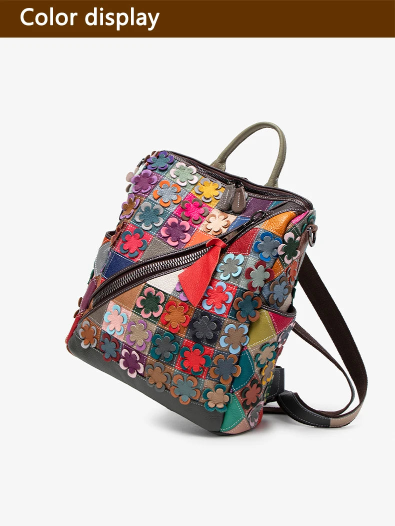 Stylish Leather Travel Backpack for Women | Versatile & Chic
