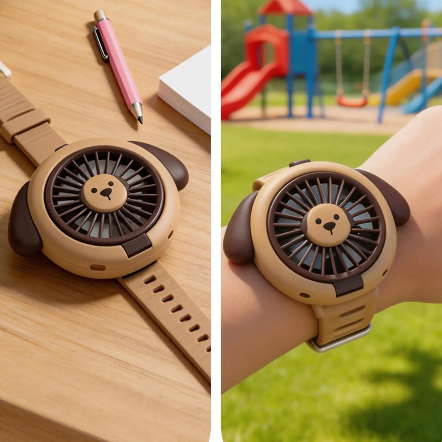 Wearable Portable Fan | 3 Speed Watch Shape Air Cooler