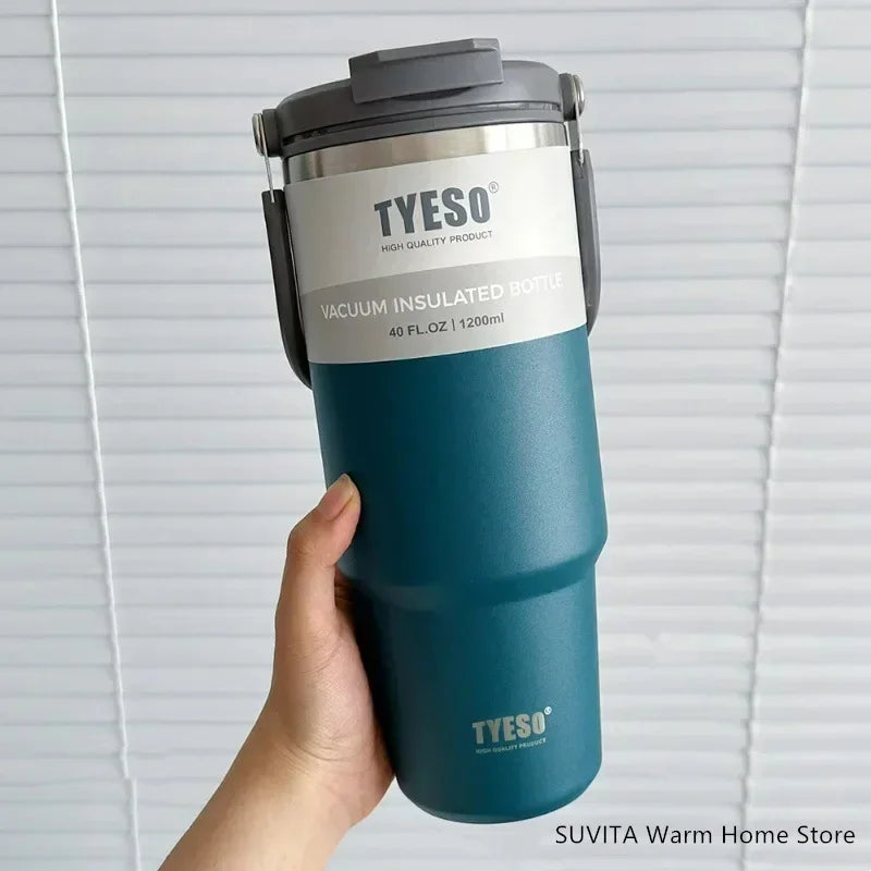 Large Capacity Stainless Steel Coffee Tumbler | Thermal Insulated Mug
