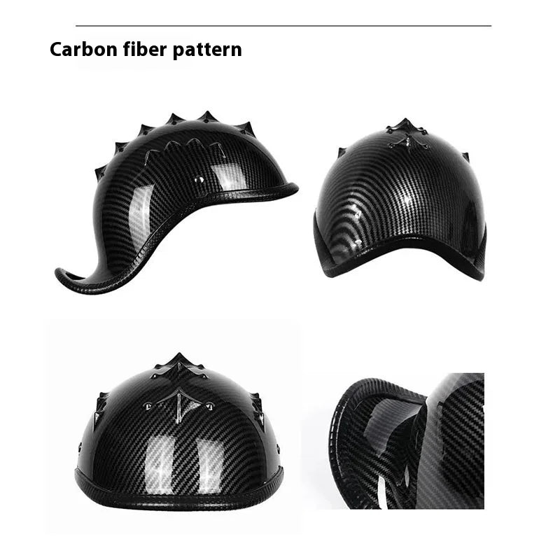 Vintage Retro Half Face Motorcycle Helmet | Lightweight Open Face 2026