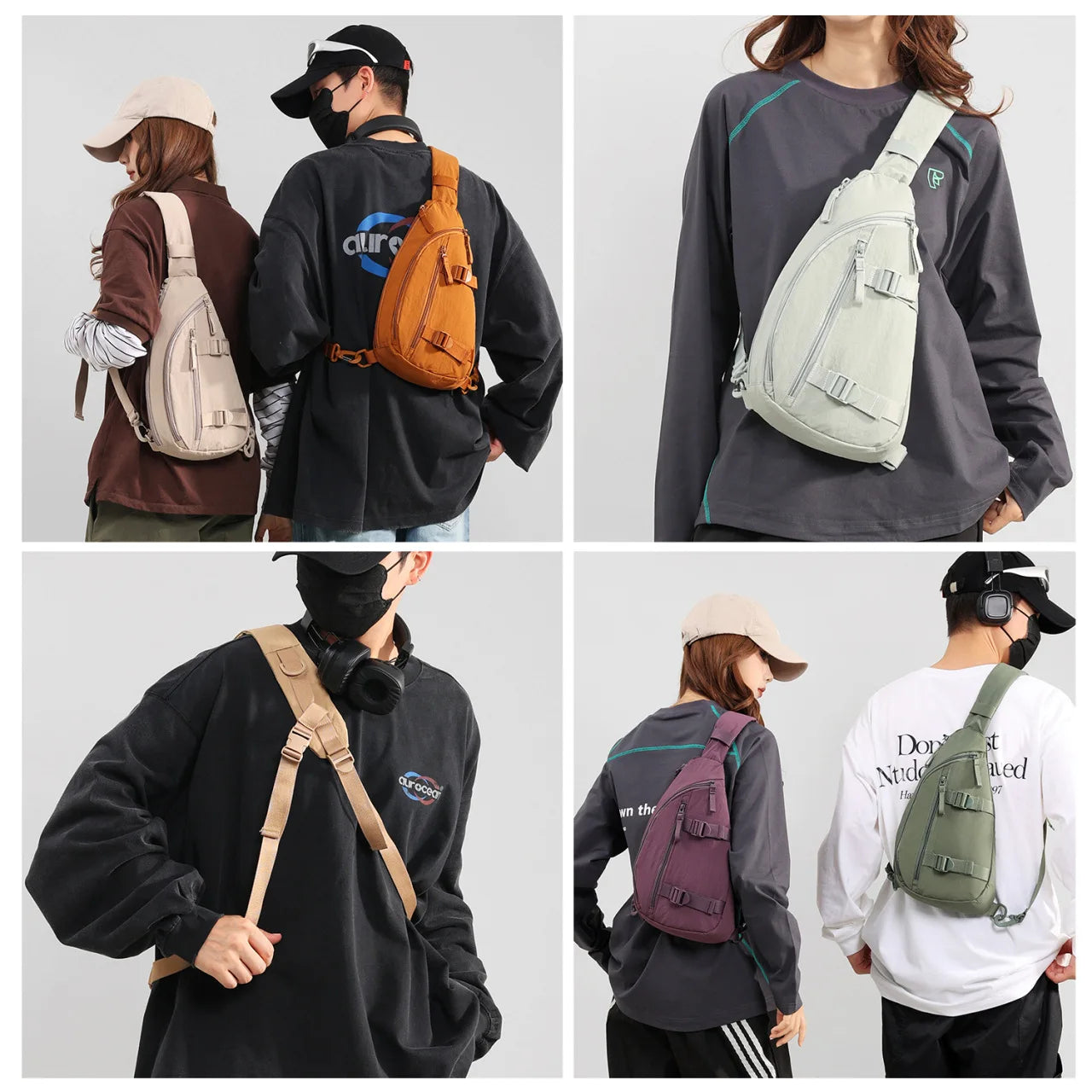 Multifunctional Lightweight Chest Bag for Casual Travel & Sports
