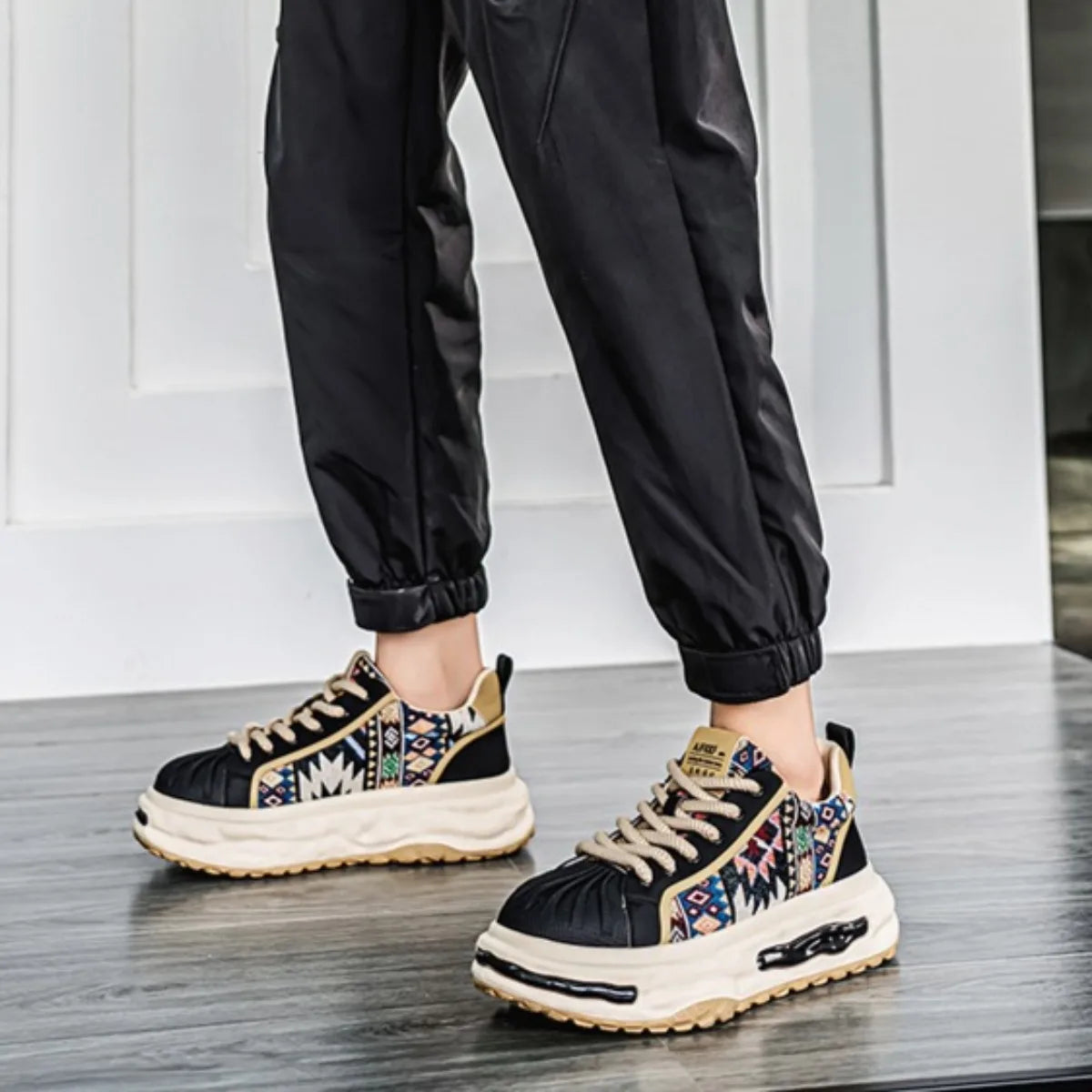 Men’s Casual Platform Sneakers | Breathable Height-Boost Shoes