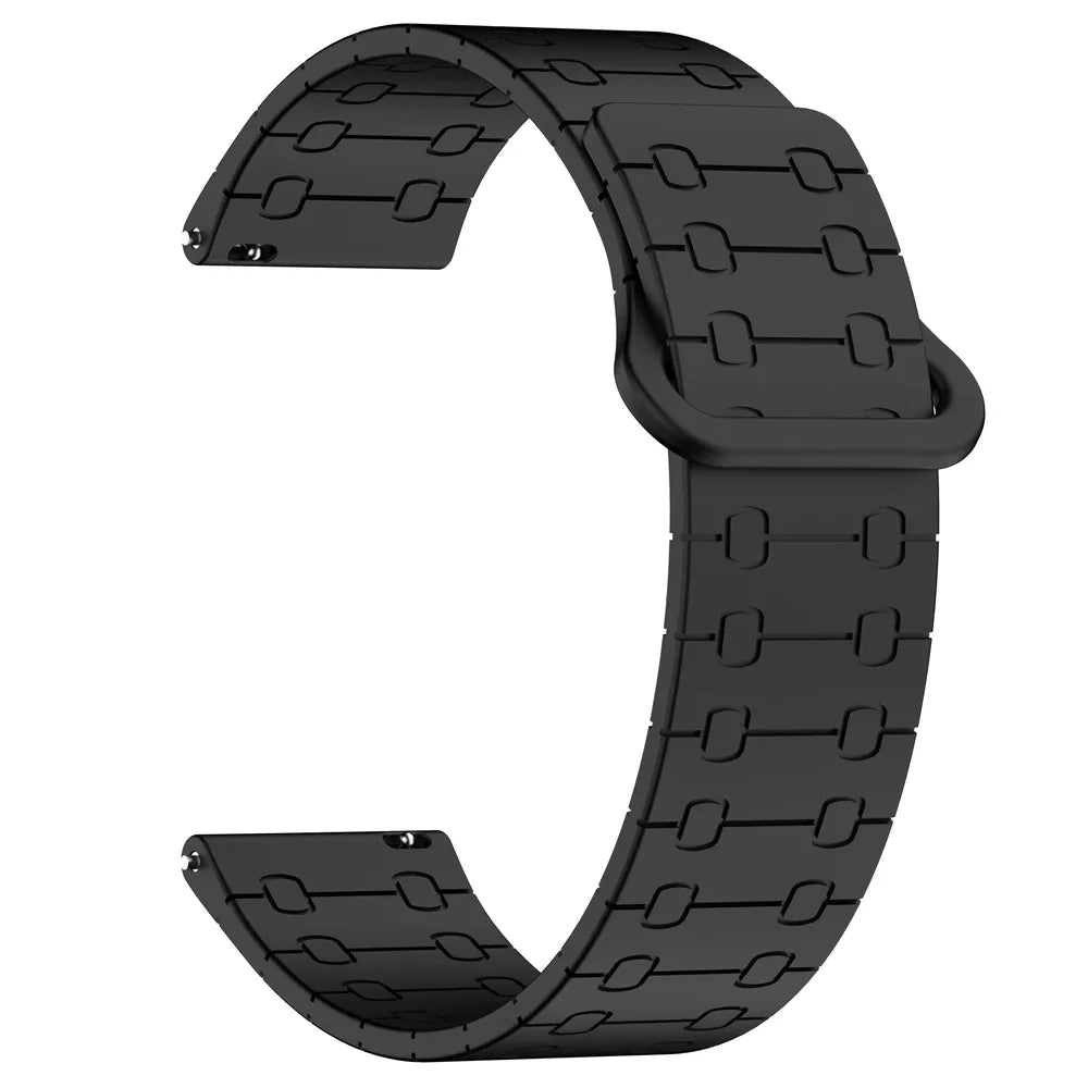 22mm Magnetic Silicone Strap | Versatile Sports Band Bracelet