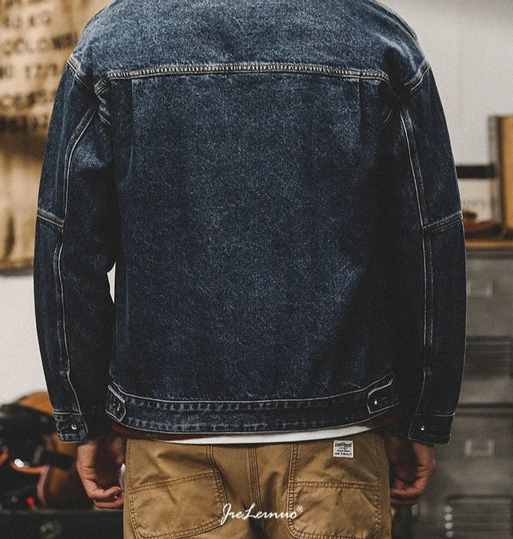 Trendy Loose Cowboy Coat for Men | Casual Denim Jackets