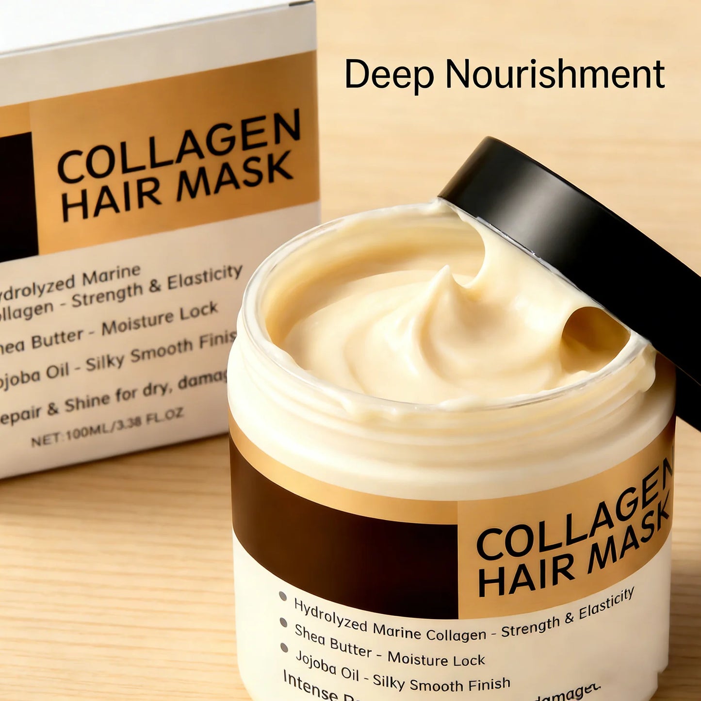 Collagen Hair Mask for Damaged Hair | Deep Conditioning Treatment