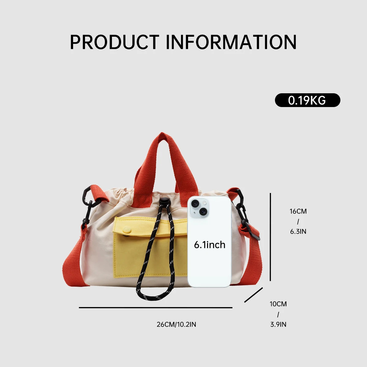 The New Unisex Messenger Bag, Outdoor Functional Shoulder Bag, Commuter Shoulder Bag, Storage Bag, Women's Contrast Backpack
