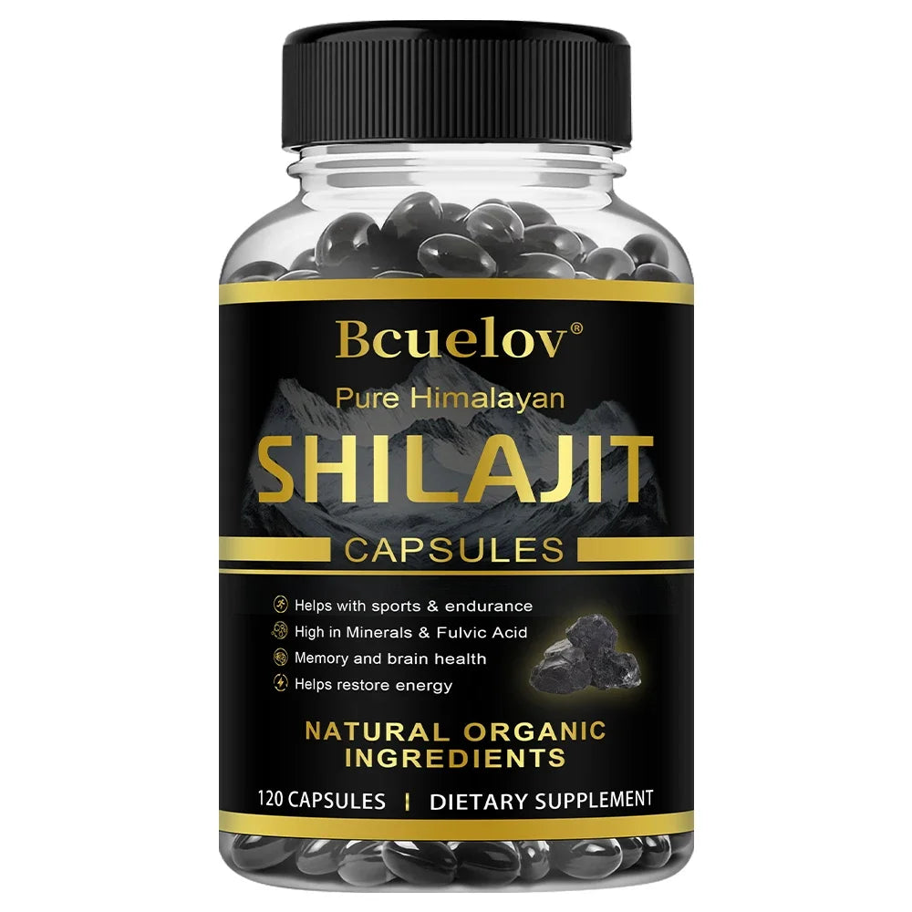 High Purity Shilajit Capsules | Boost Energy & Resist Stress