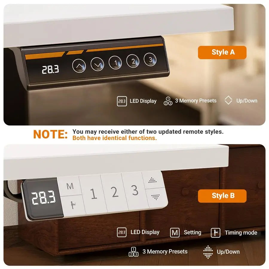 Electric Standing Desk Adjustable Height | Ergonomic Home Office Desk