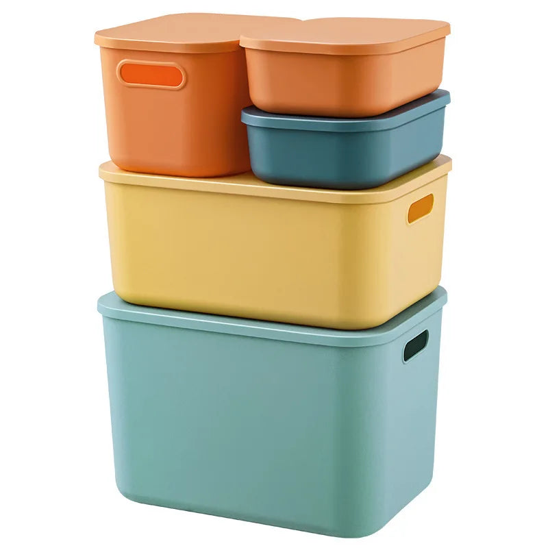 Colorful Stackable Plastic Organizers | Stylish Storage Solutions