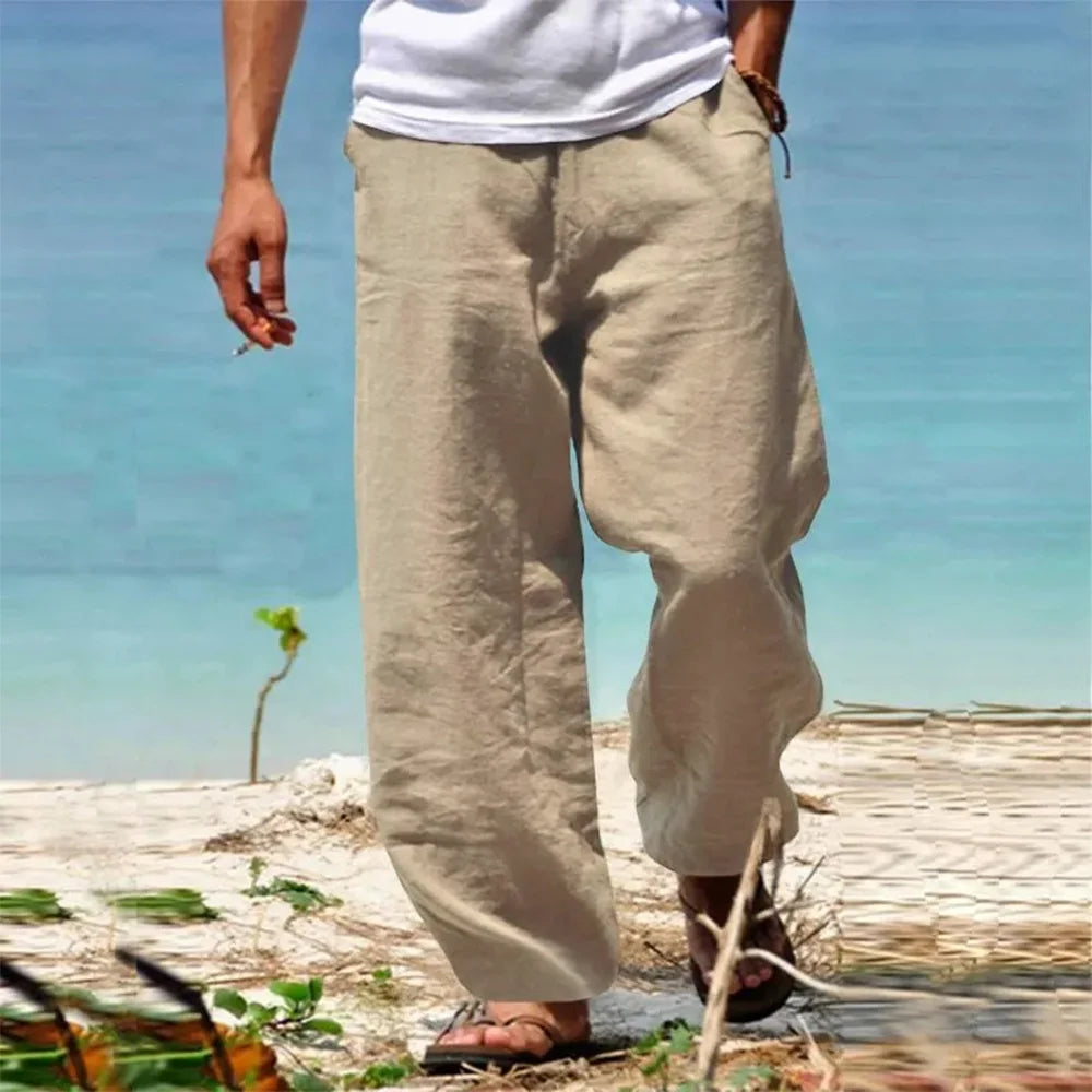 Men's Breathable Beach Pants | Casual Loose Trousers for Summer