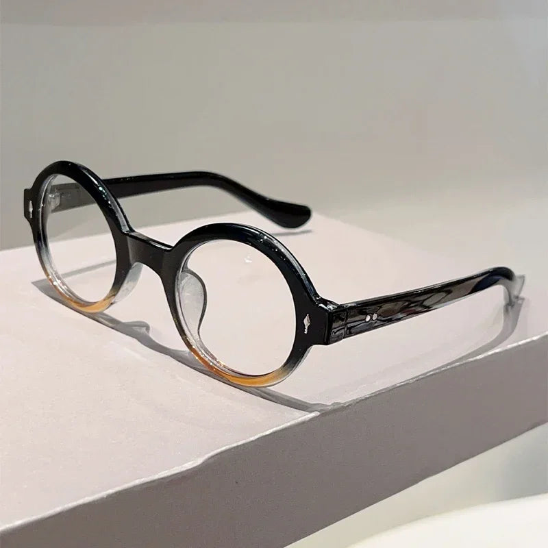 Vintage Round Blue Light Blocking Glasses for Stylish Eye Protection