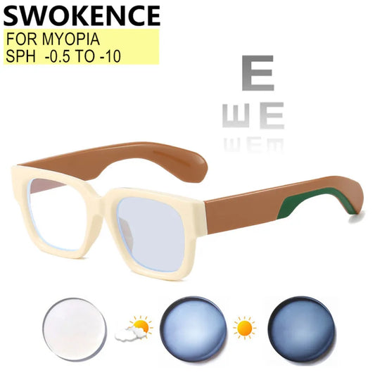 Custom Prescription Glasses for Myopia & Astigmatism | Anti-Blue Light & Photochromic Lenses