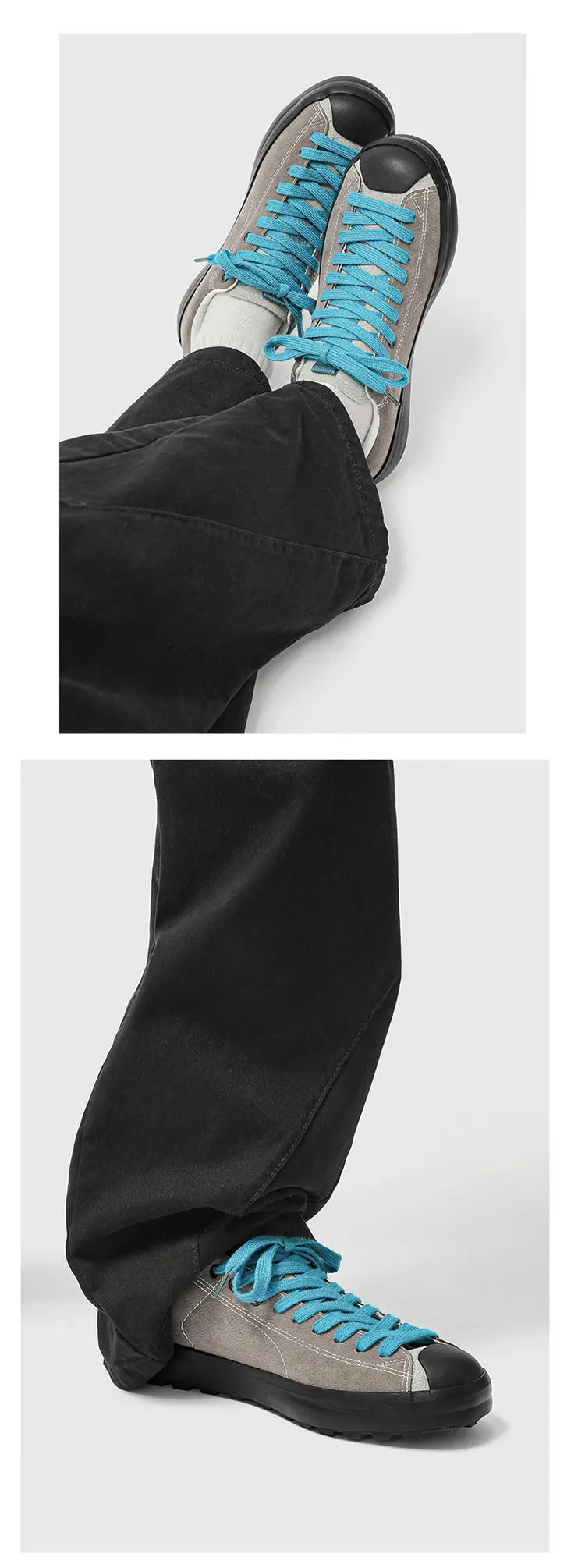 Men's Casual Suede Sneakers | Non-Slip Platform Walking Shoes