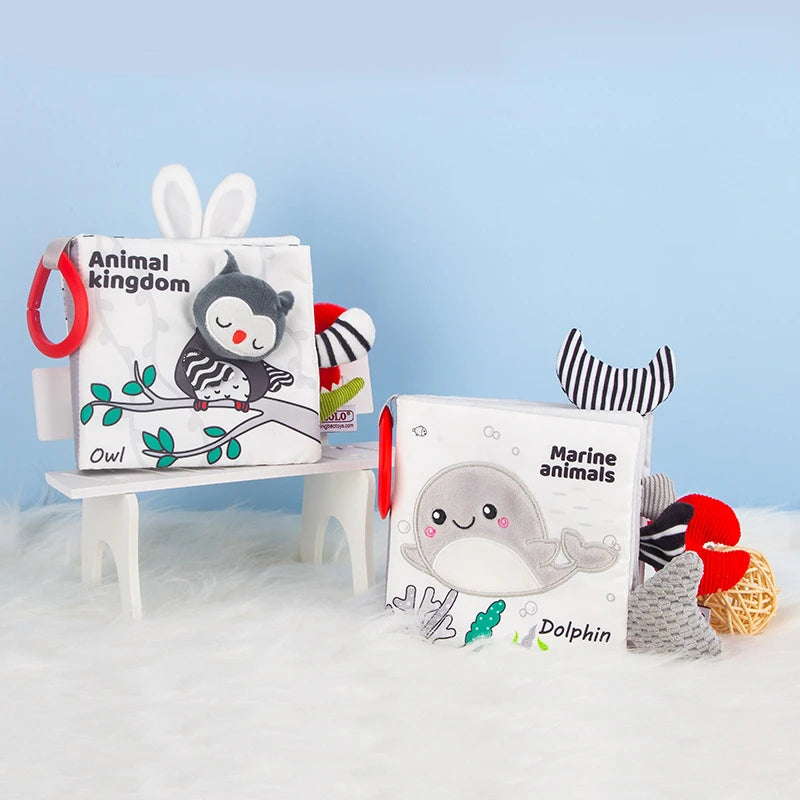 Soft Baby Cloth Animal Book | Engaging Sensory Learning Toy