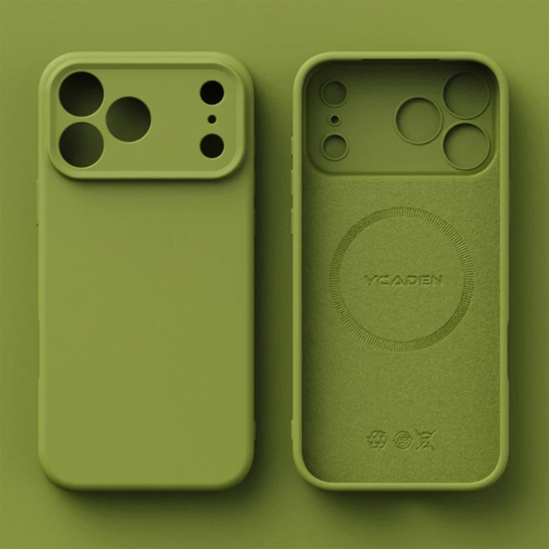 Silicone Magnetic Phone Case for iPhone | Shockproof & Sleek