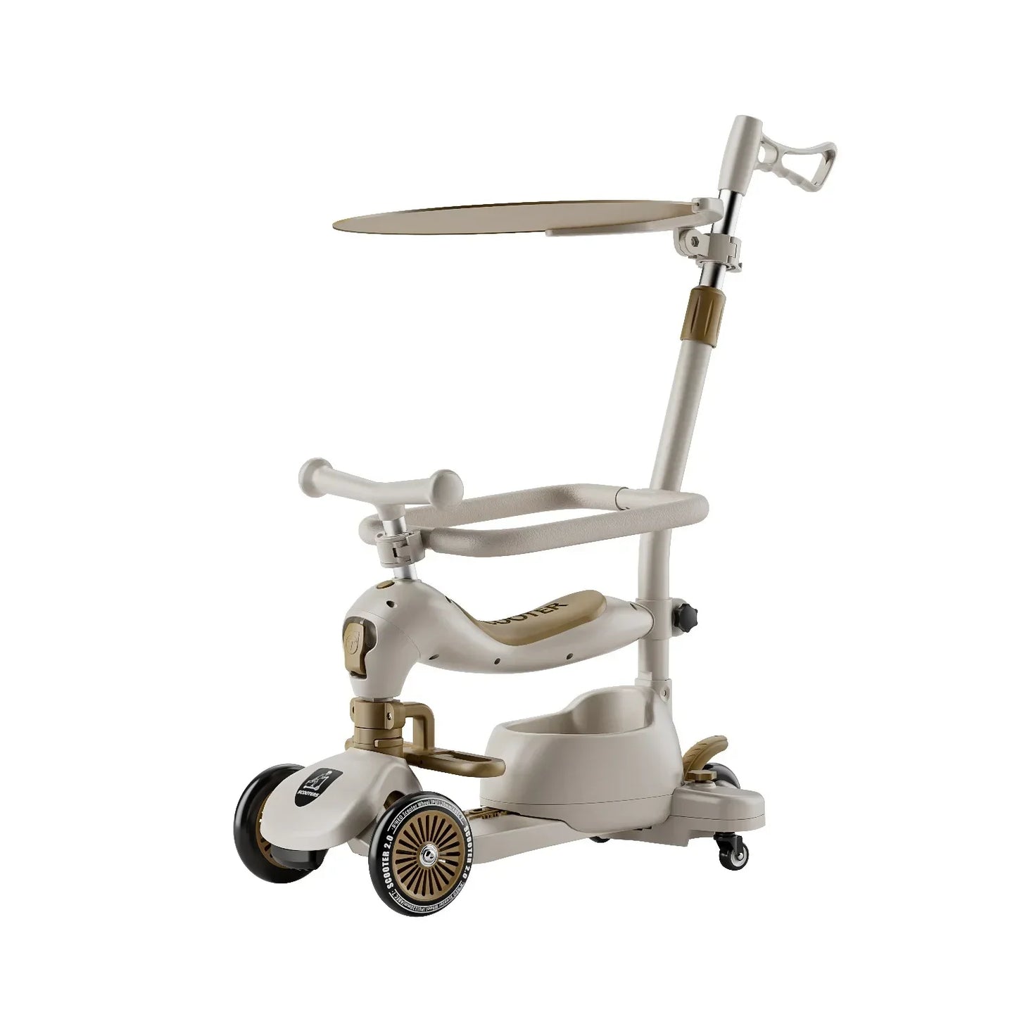Foldable 3-Wheel Kids Scooter | Portable Musical Fun for Children