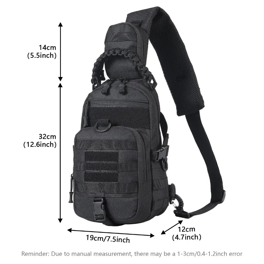 Mochila de Pecho Táctica para Acampada | El Compañero Definitivo para Exteriores
