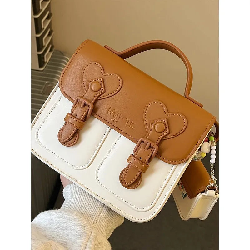 Fashionable Color Contrast Crossbody Bag for Women | Stylish Shoulder Bag