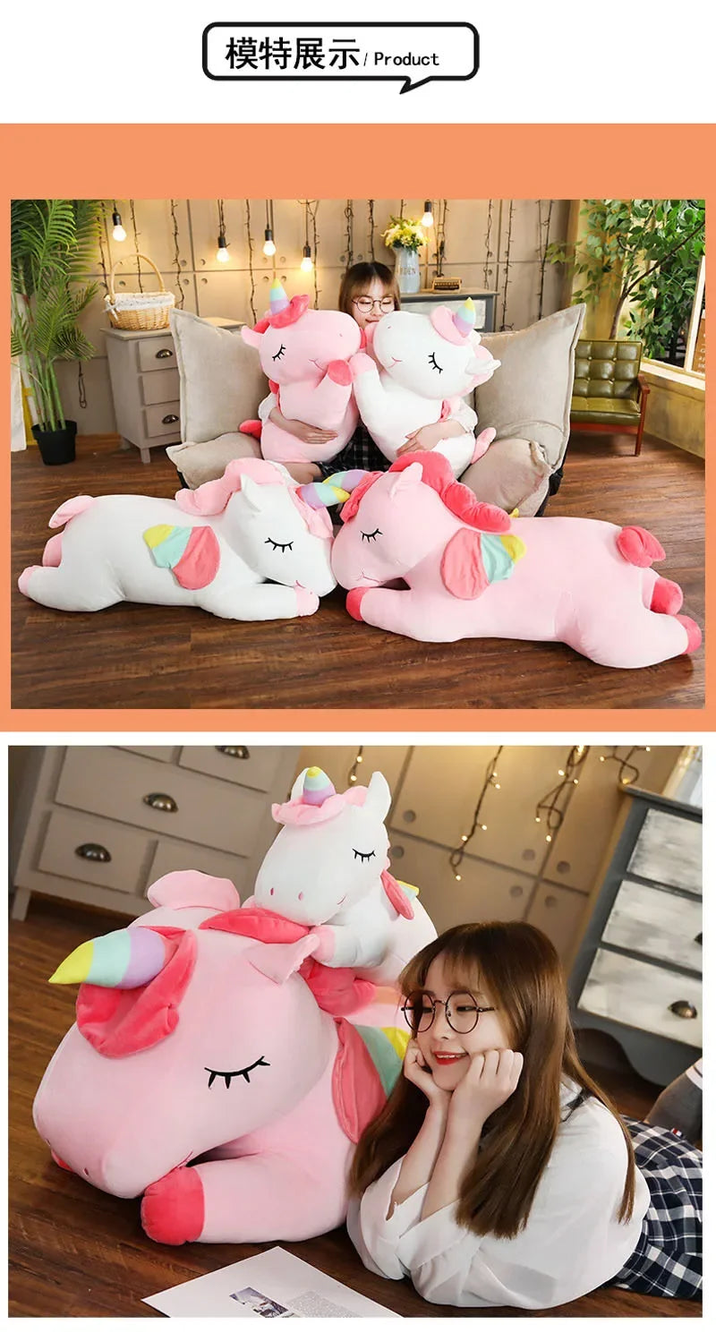 Kawaii Giant Unicorn Plush Toy | Soft Stuffed Animal for Kids