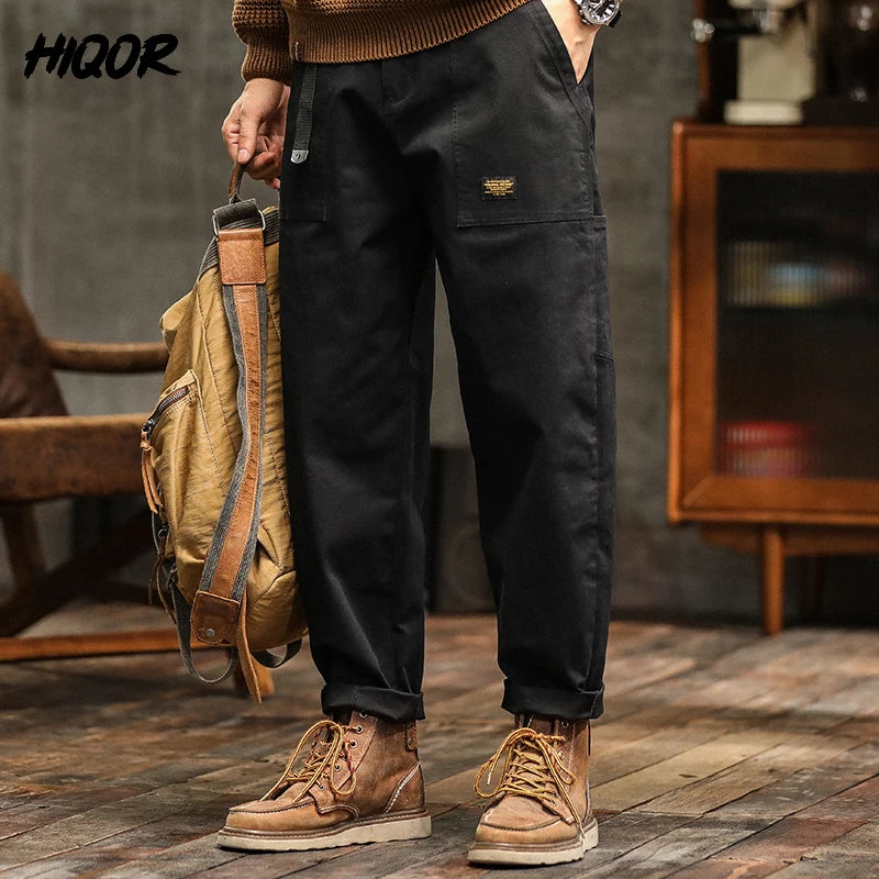 Men's Casual Cargo Pants | Comfortable Loose Fit Joggers