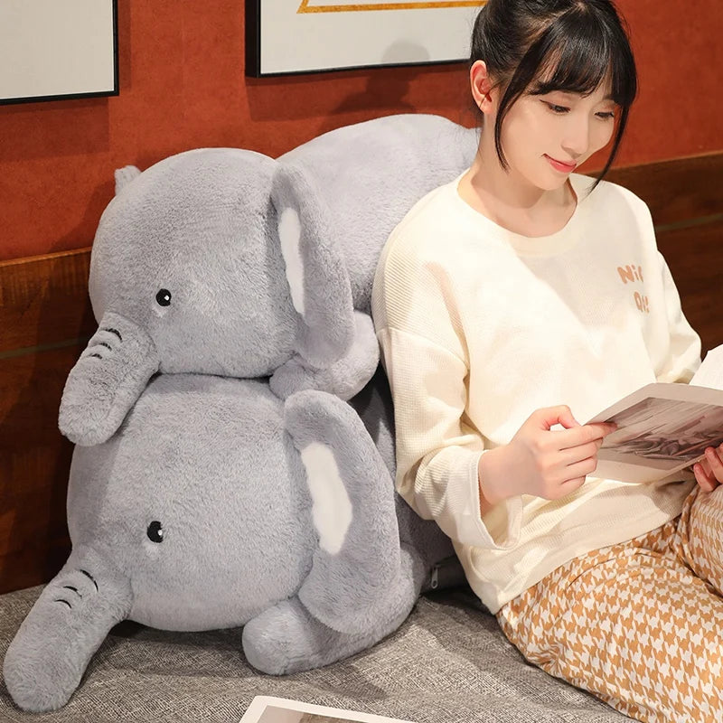 Giant Round Elephant Plush Doll | Cozy Home Decor Gift