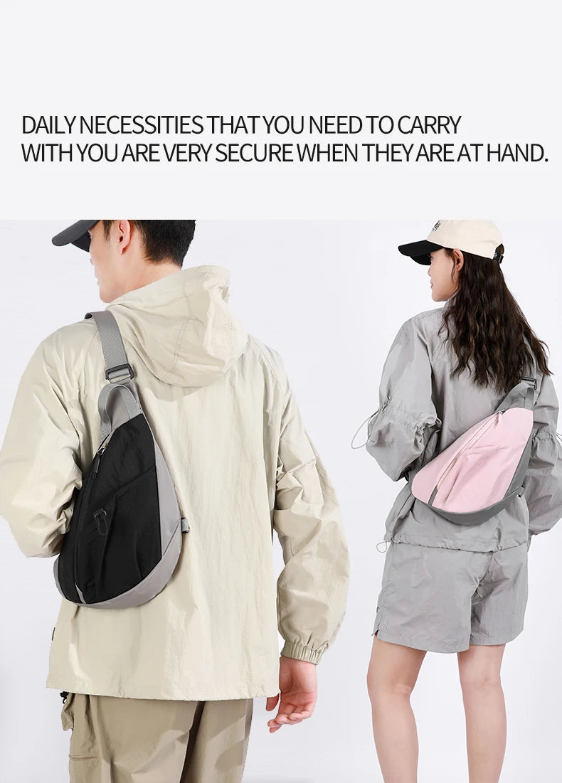 Versatile Outdoor Chest Bag | Large Capacity Sports Messenger Bag