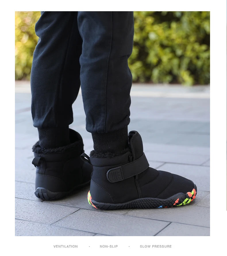 Kids Waterproof Snow Boots | Comfortable & Warm Fur Lined Boots