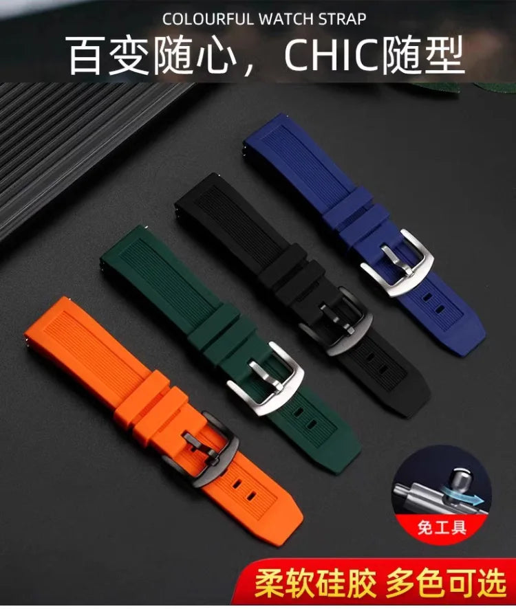 Versatile Silicone Watch Strap | Comfortable & Stylish Design