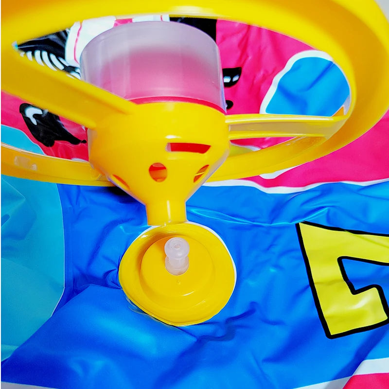 Baby Steering Wheel Inflatable Pool Float | Fun Bathtub Toy