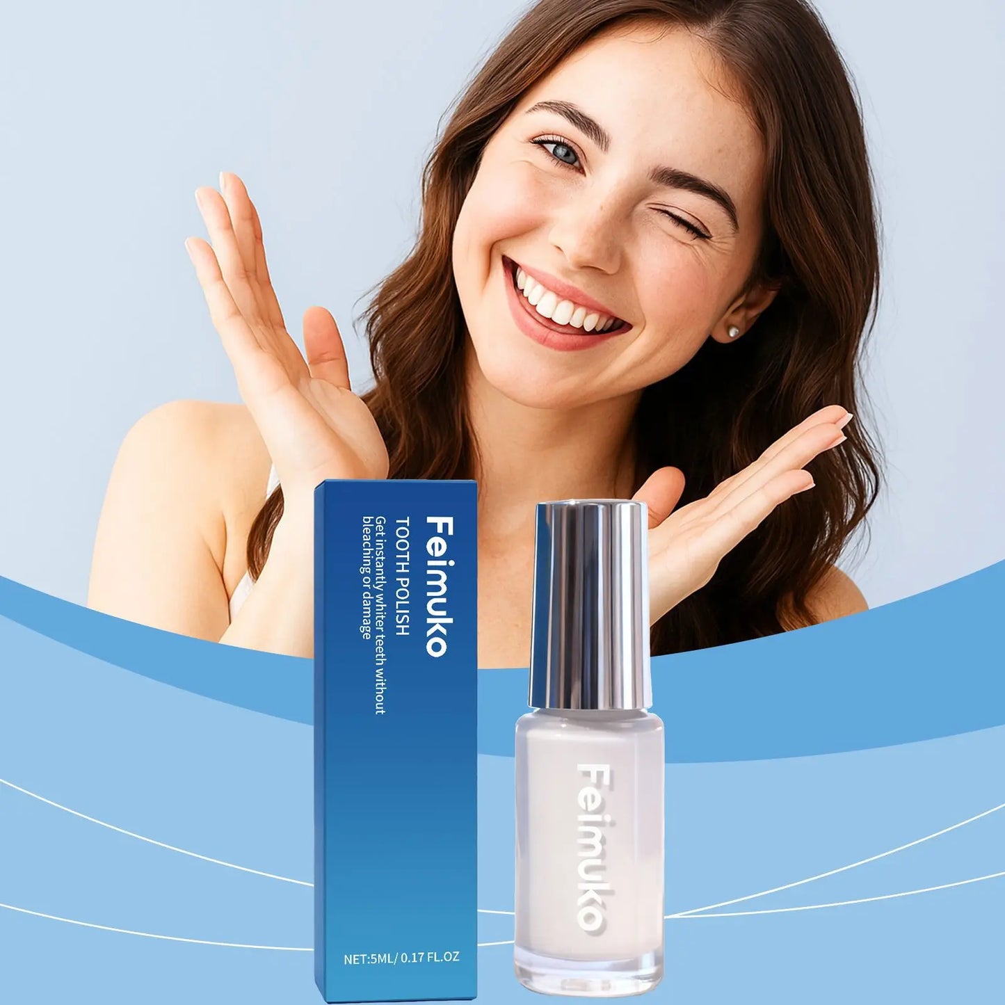 Gentle Daily Teeth Cleaner | Stain Removal & Odor Reduction
