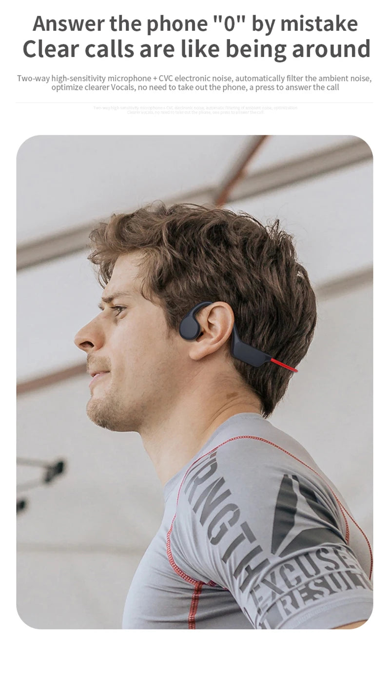 IPX8 Waterproof Bone Conduction Headphones | Perfect for Swimming