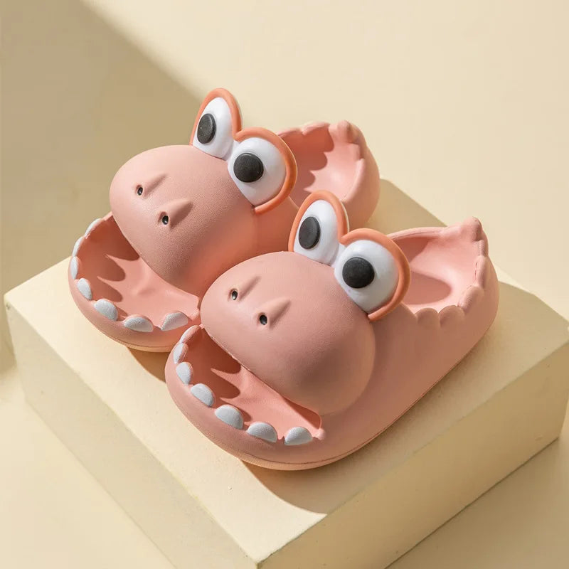 Dinosaur Kids' Slippers | Fun Non-Slip Indoor Sandals