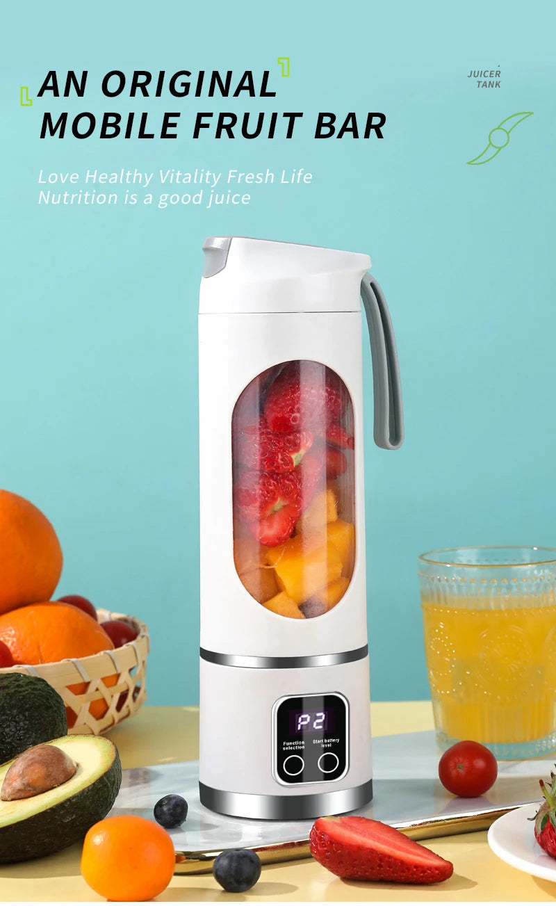 Portable Fruit Juicer | USB Rechargeable Blender for Smoothies
