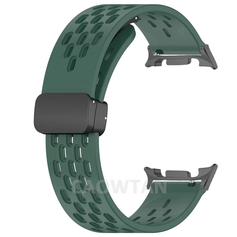 Breathable Sports Silicone Strap for Galaxy Watch | Magnetic Clasp