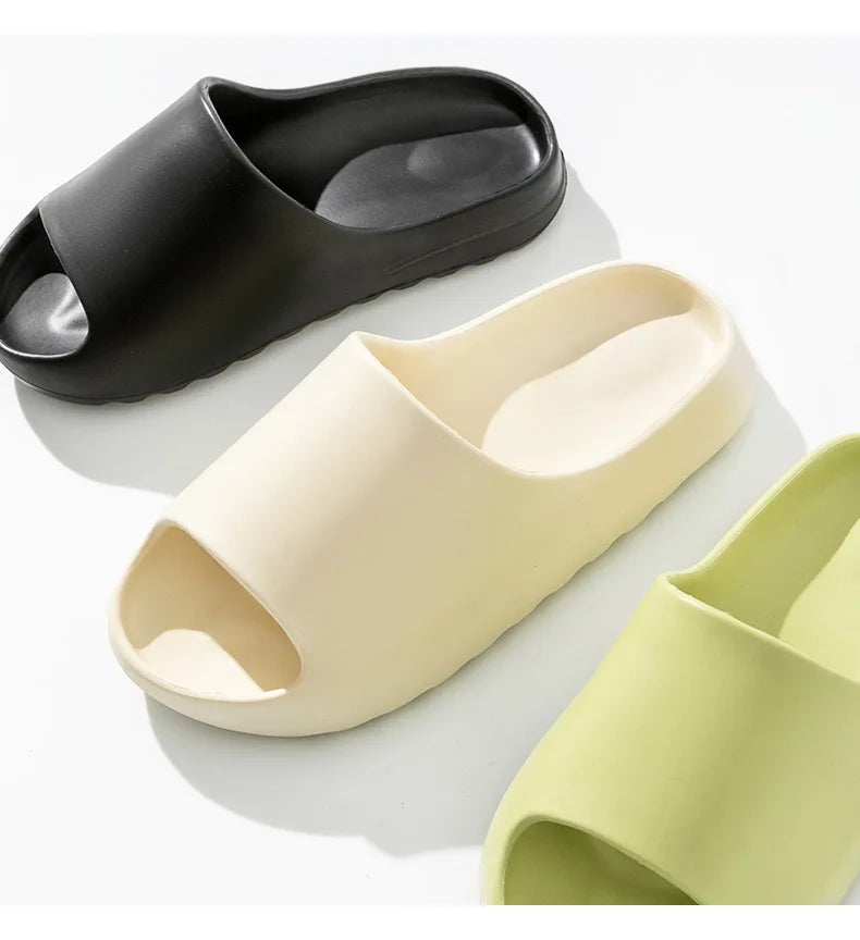Women's Cloud Thick-Soled Coconut Slippers | Summer Bath Slides