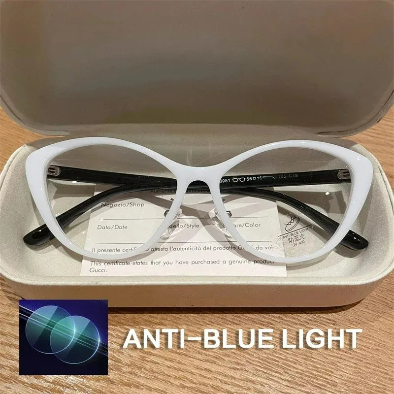 Trendy Cat Eye Reading Glasses for Women | Stylish Anti Blue Light Eyewear