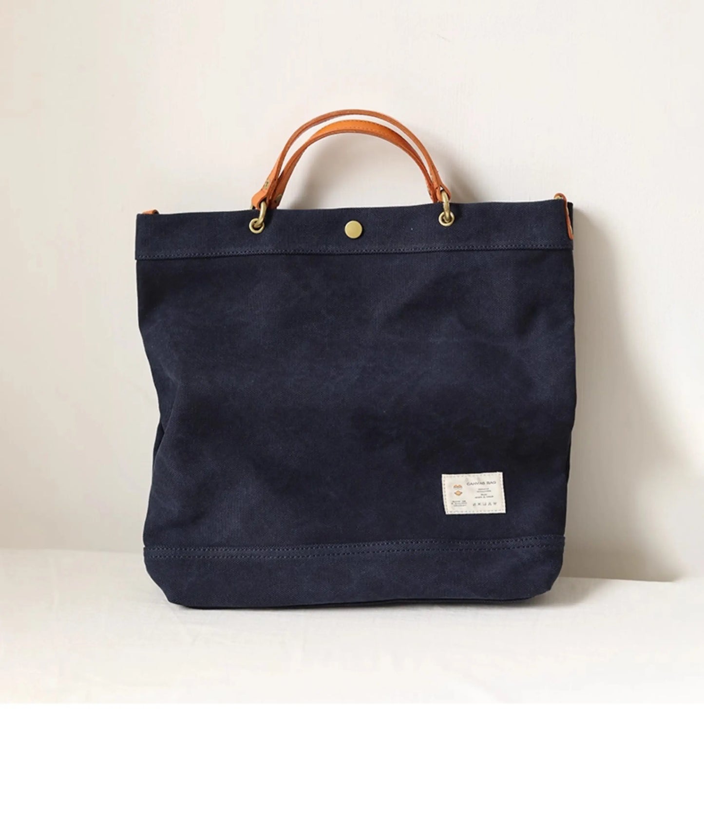Vintage Canvas Tote Bag | Large Capacity Commuter Handbag