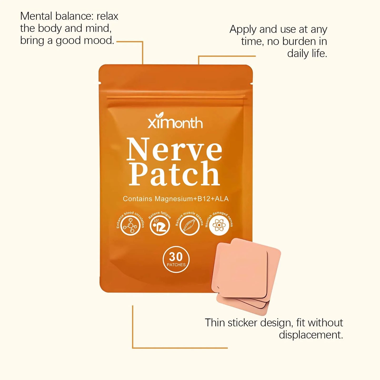 Stress Relief Sleep Aid Patch | Improve Sleep Quality & Reduce Anxiety
