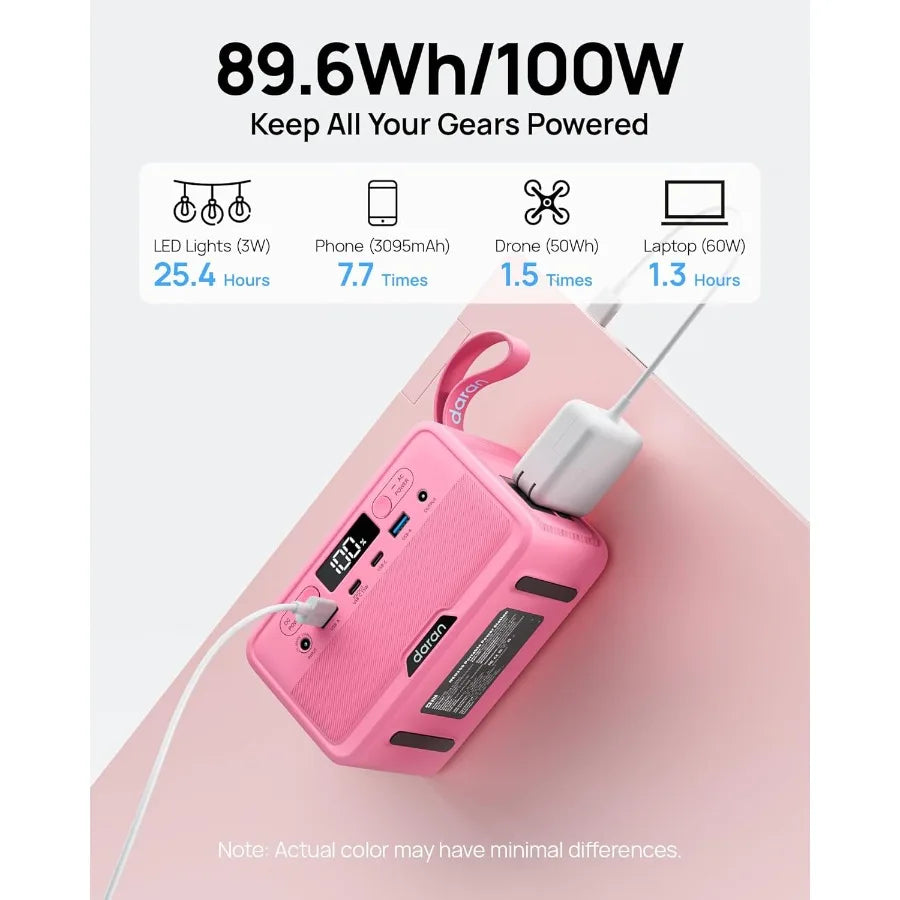 Portable Power Station 28000mAh | Versatile Solar Power Bank