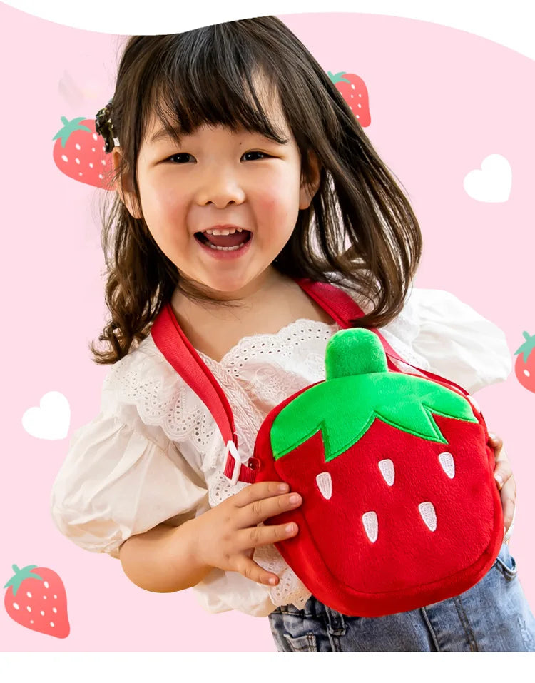 Cute Plush Baby Girls Coin Purse Handbags | Adorable Winter Bags