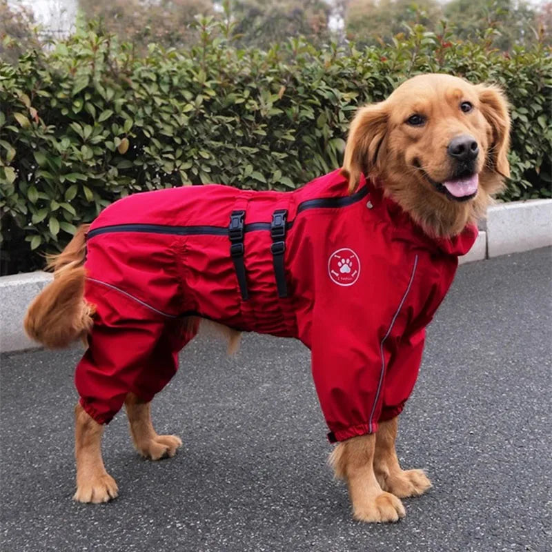 Waterproof Reflective Dog Raincoat | Adjustable Pet Jacket