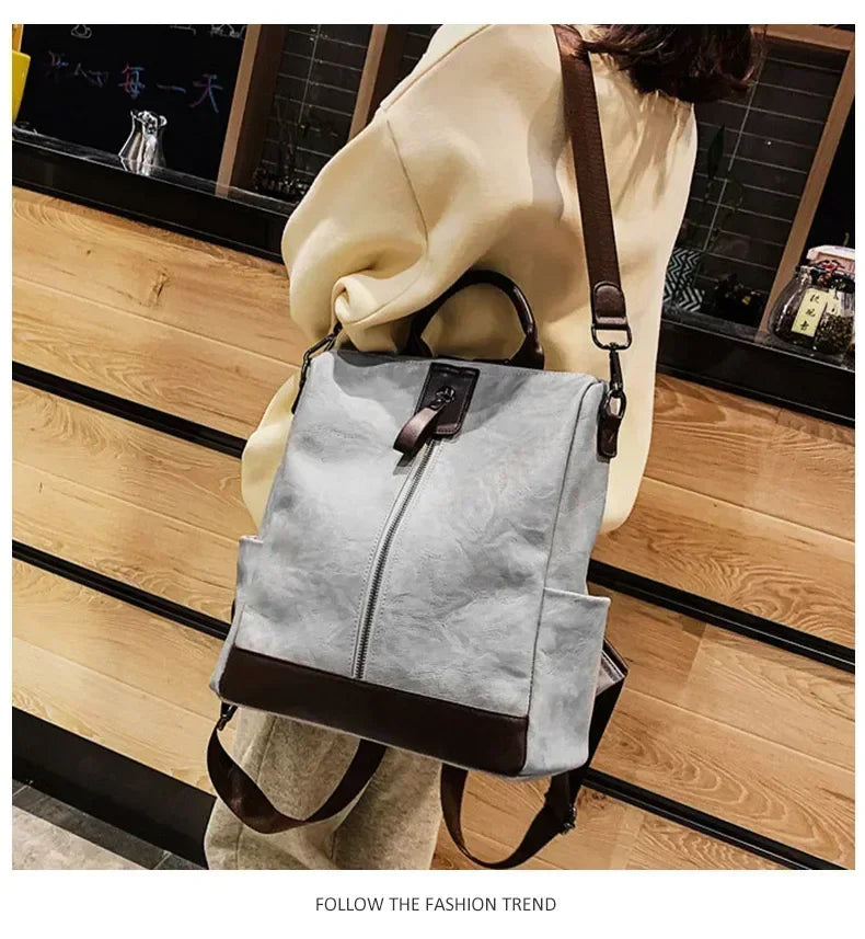 Women's Fashion Leather Backpack | Stylish Travel Bag for All Occasions