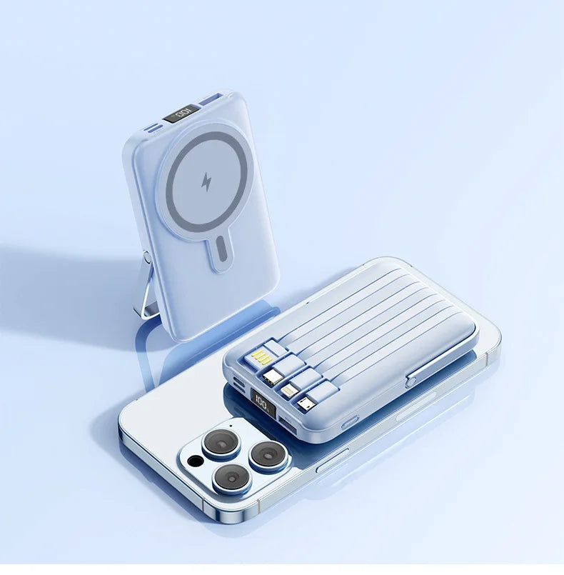 20000mAh Magnetic Wireless Power Bank | Fast Charging & Portable