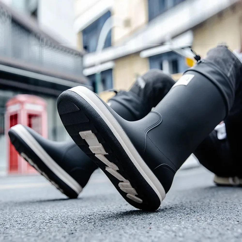 Waterproof Rubber Boots for Men and Women | Couples Rain Shoes