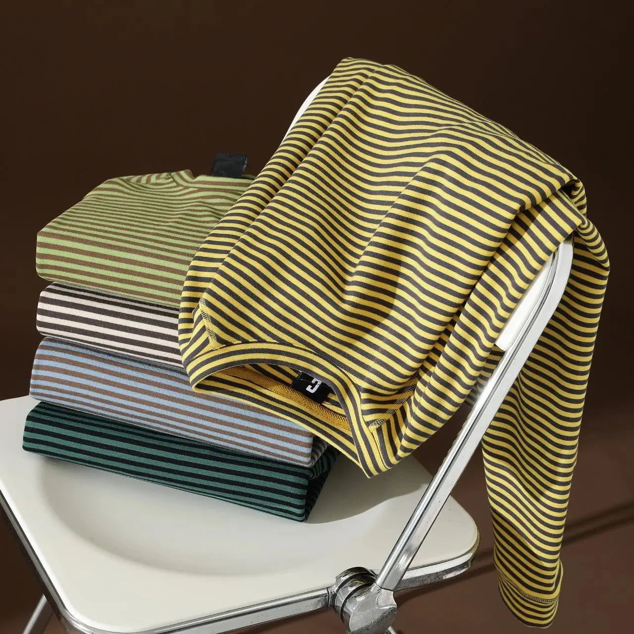 Unisex Insulated Patchwork Striped Sweatshirt | Casual Comfort