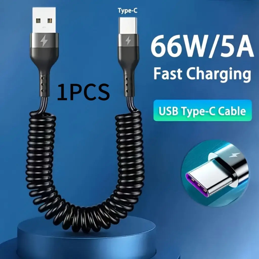 Fast Charging USB to Type C Cable | 5A High-Speed Charger