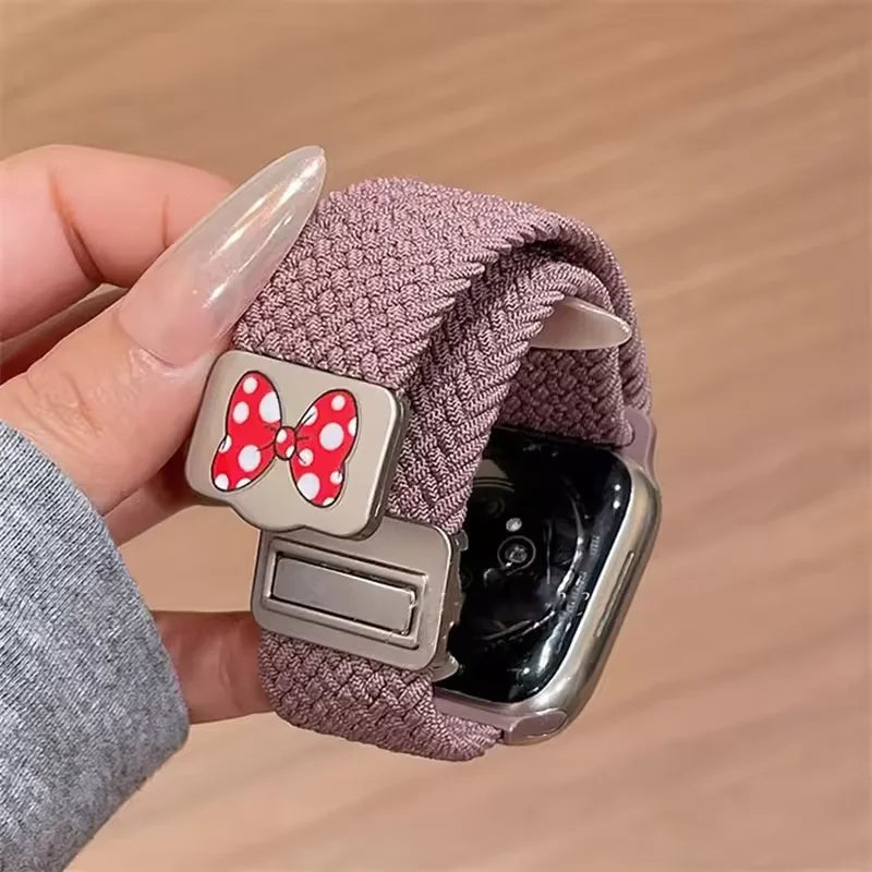 Braided Magnetic Nylon Band for Smartwatch | Comfortable Bracelet Strap
