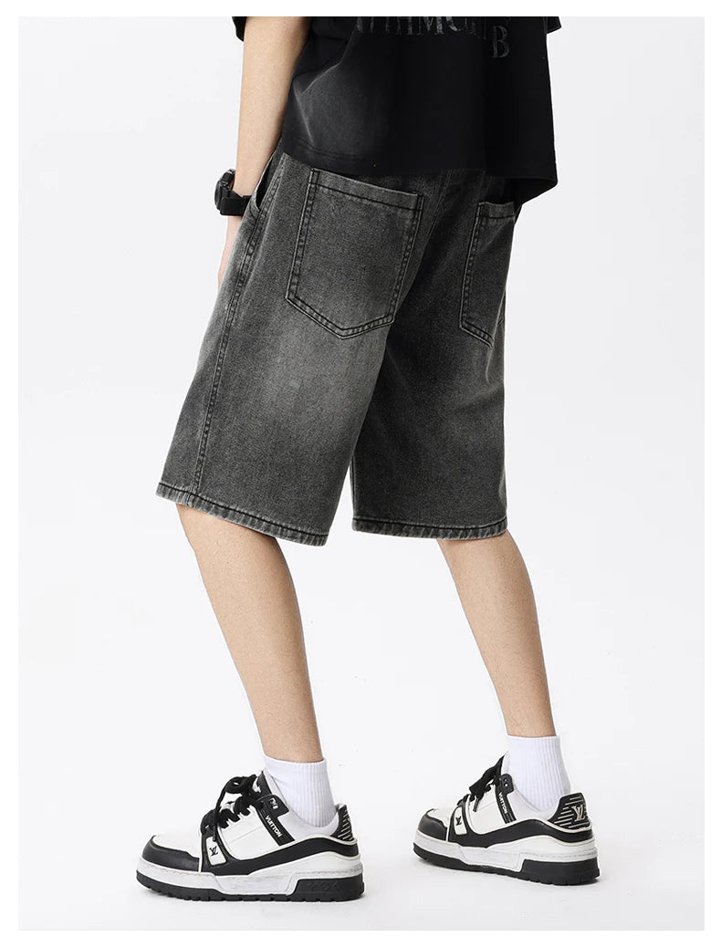 Men's Casual Light Blue Denim Shorts | Comfortable & Stylish