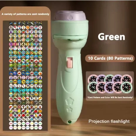 Projection Flashlight Toy | Fun and Educational Projector for Kids
