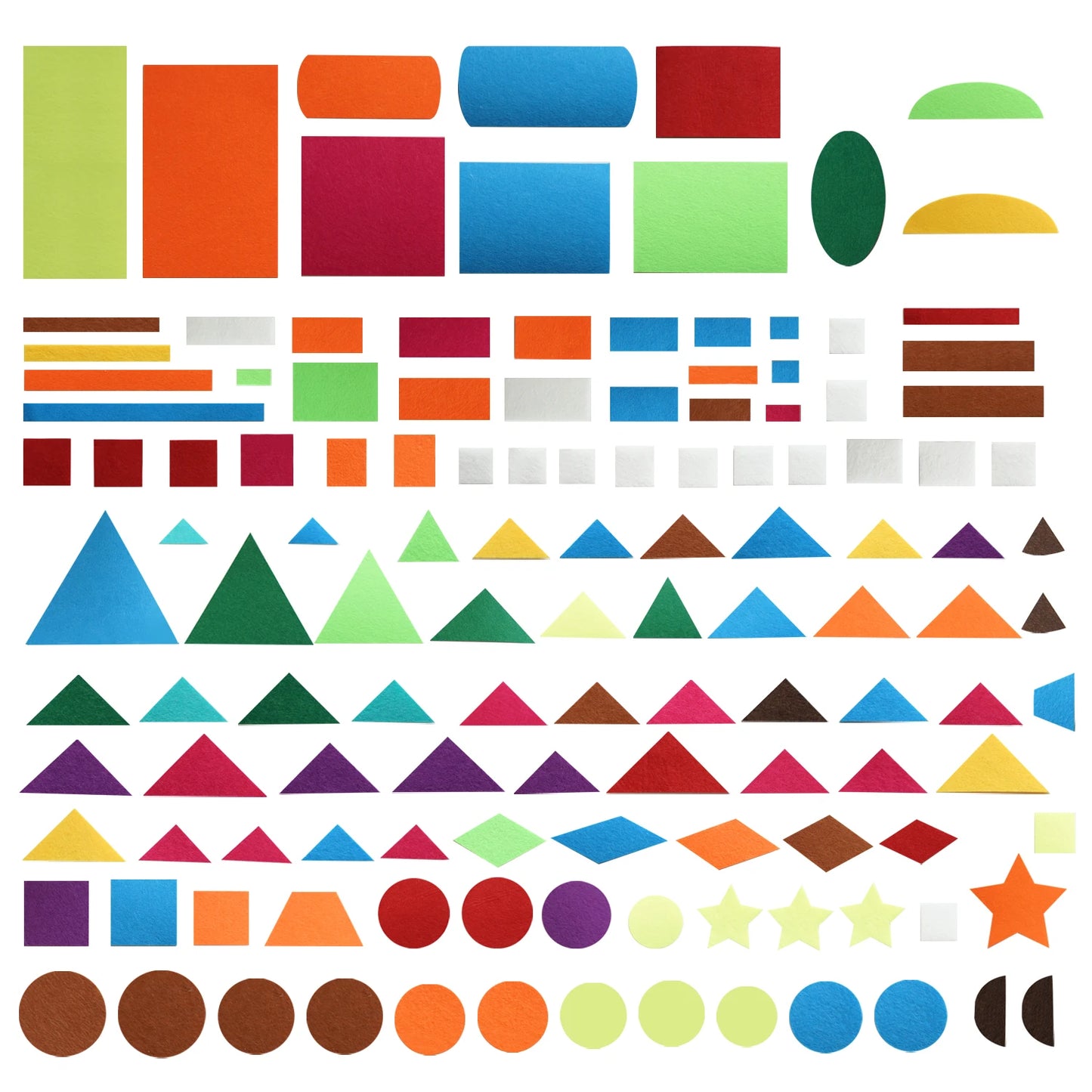 Children's Shape Teaching Felt Board Story Set | Montessori Fun